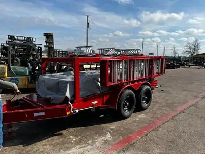 Custom trailer with side racks