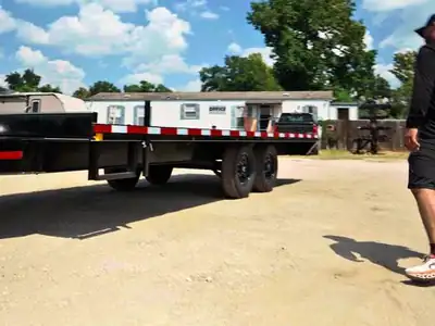 20 ft deckover on tandem axles