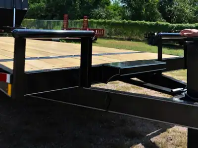24 ft car hauler with wood deck