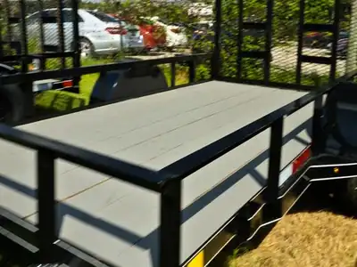5x10 utility trailer with ramp gate