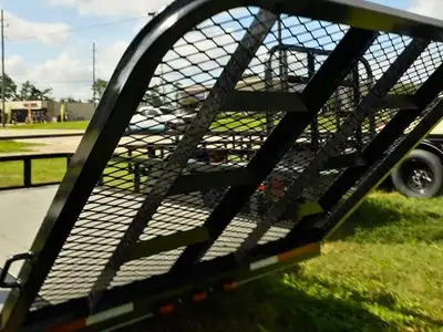 5x10 utility, expanded-metal ramp gate