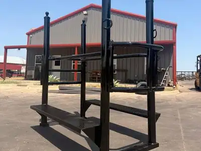Custom horse wash stall, welded steel frame