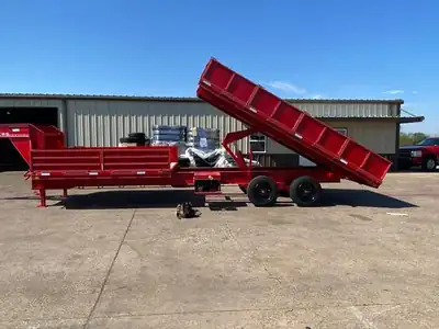 Combo build: flat deck up front, dump bed behind