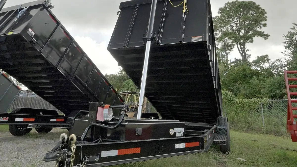 Dump Trailers built by J&C Trailers
