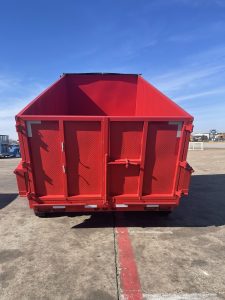 Red Dump Trailers